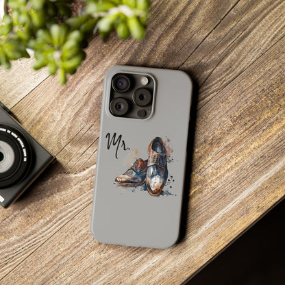 'Mr.' Slim iPhone Cases, vintage design, wedding, anniversary