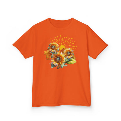 Sunflowers Kids Heavy Cotton™ Tee, spring, summer