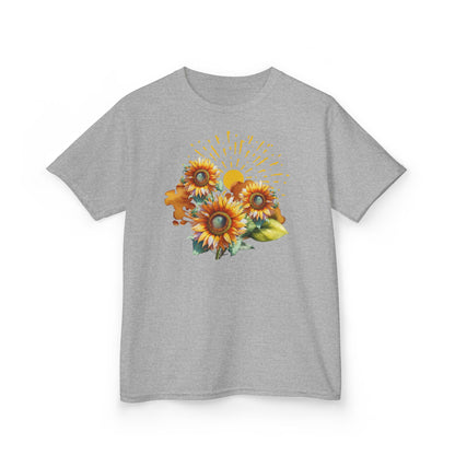 Sunflowers Kids Heavy Cotton™ Tee, spring, summer