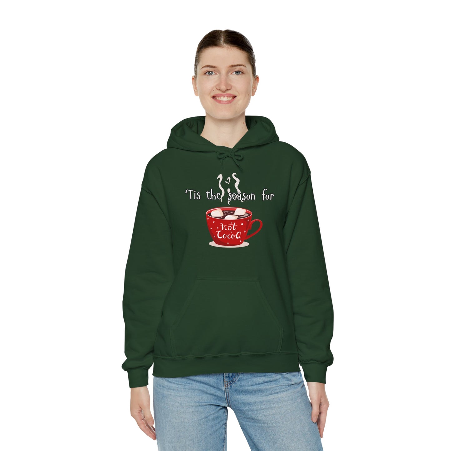 'Tis the Season for Hot Cocoa Unisex Heavy Blend™ Hooded Sweatshirt