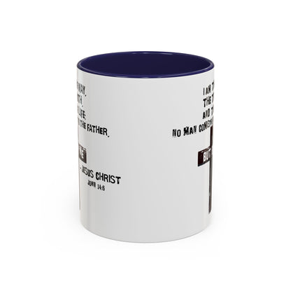 Jesus is The Way Accent Coffee Mug, 11oz, tea, hot chocolate