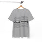 Just Jesus Unisex Heavy Cotton Tee; Christian gift, Witnessing, Faith gift