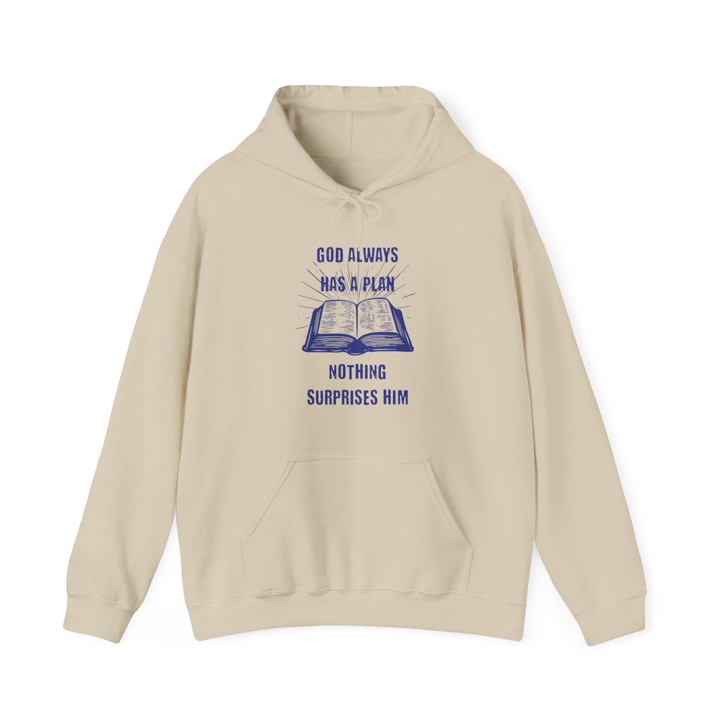 God Always Has a Plan (Bible) - Unisex Hoodie, faith gift, encouragement