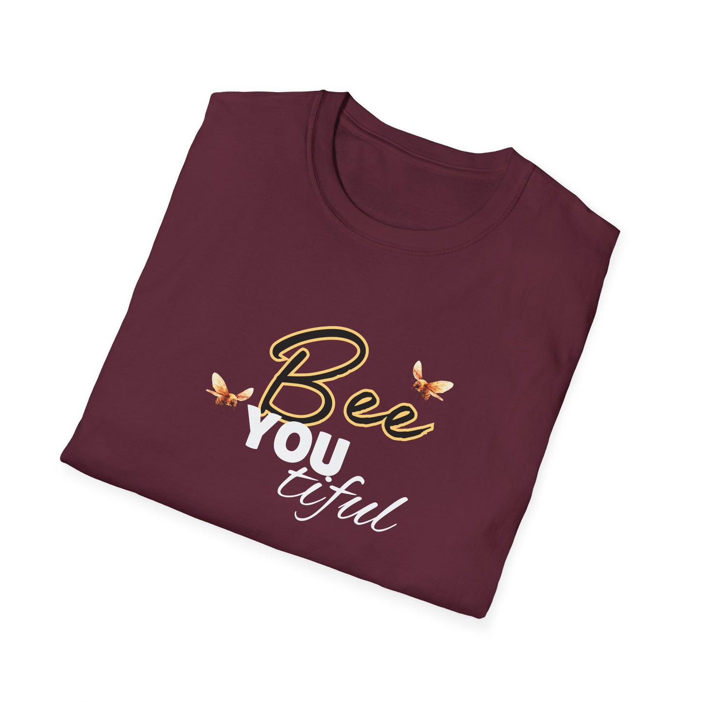 BeeYOUtiful Unisex Softstyle T-Shirt - Nature Inspired Graphic Tee - w