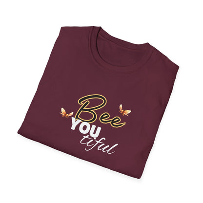 BeeYOUtiful Unisex Softstyle T-Shirt - Nature Inspired Graphic Tee - w