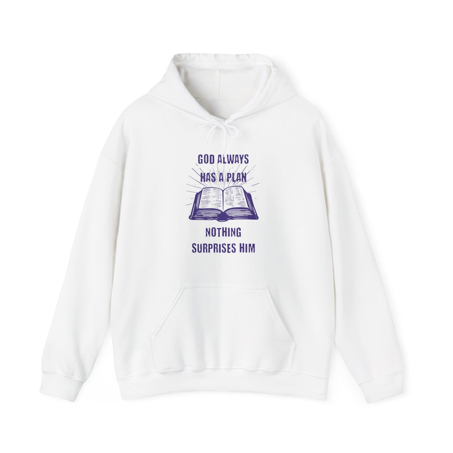 God Always Has a Plan (Bible) - Unisex Hoodie, faith gift, encouragement