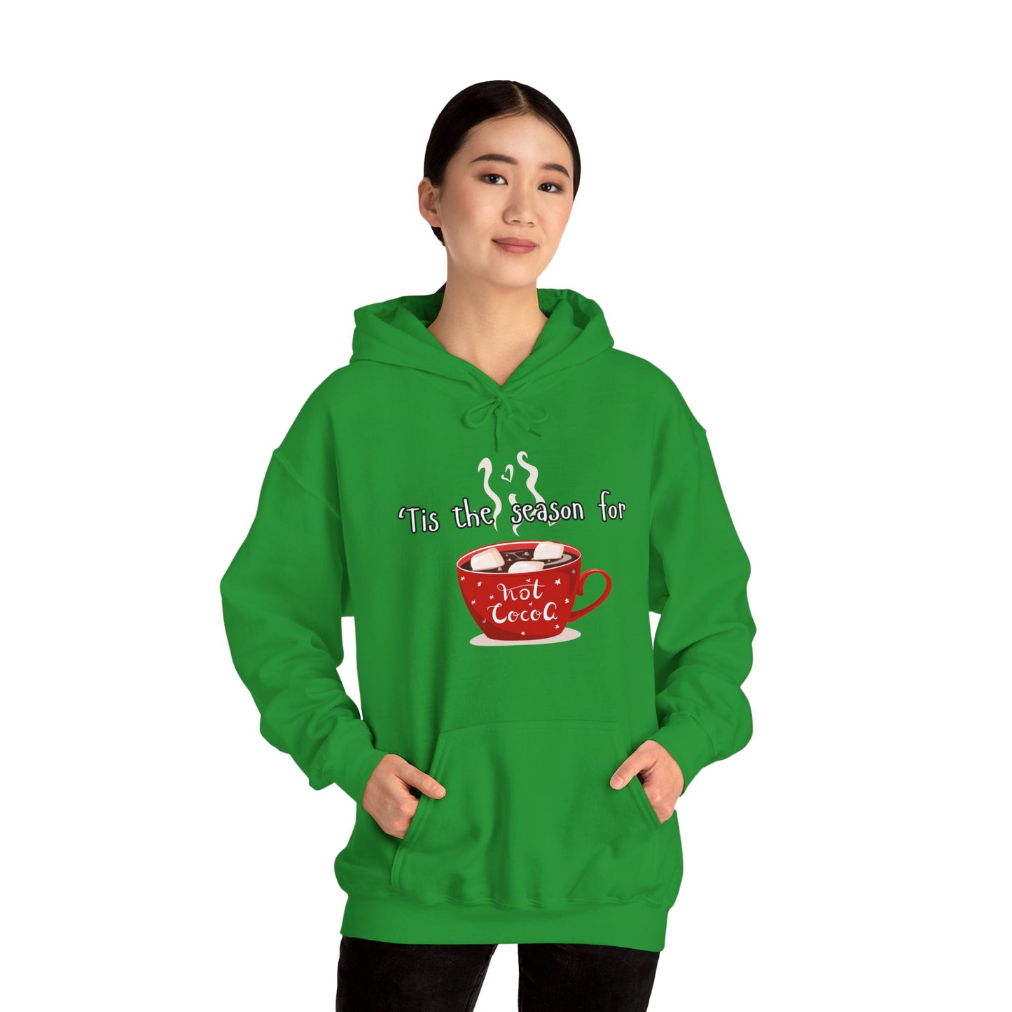 'Tis the Season for Hot Cocoa Unisex Heavy Blend™ Hooded Sweatshirt