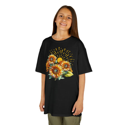 Sunflowers Kids Heavy Cotton™ Tee, spring, summer