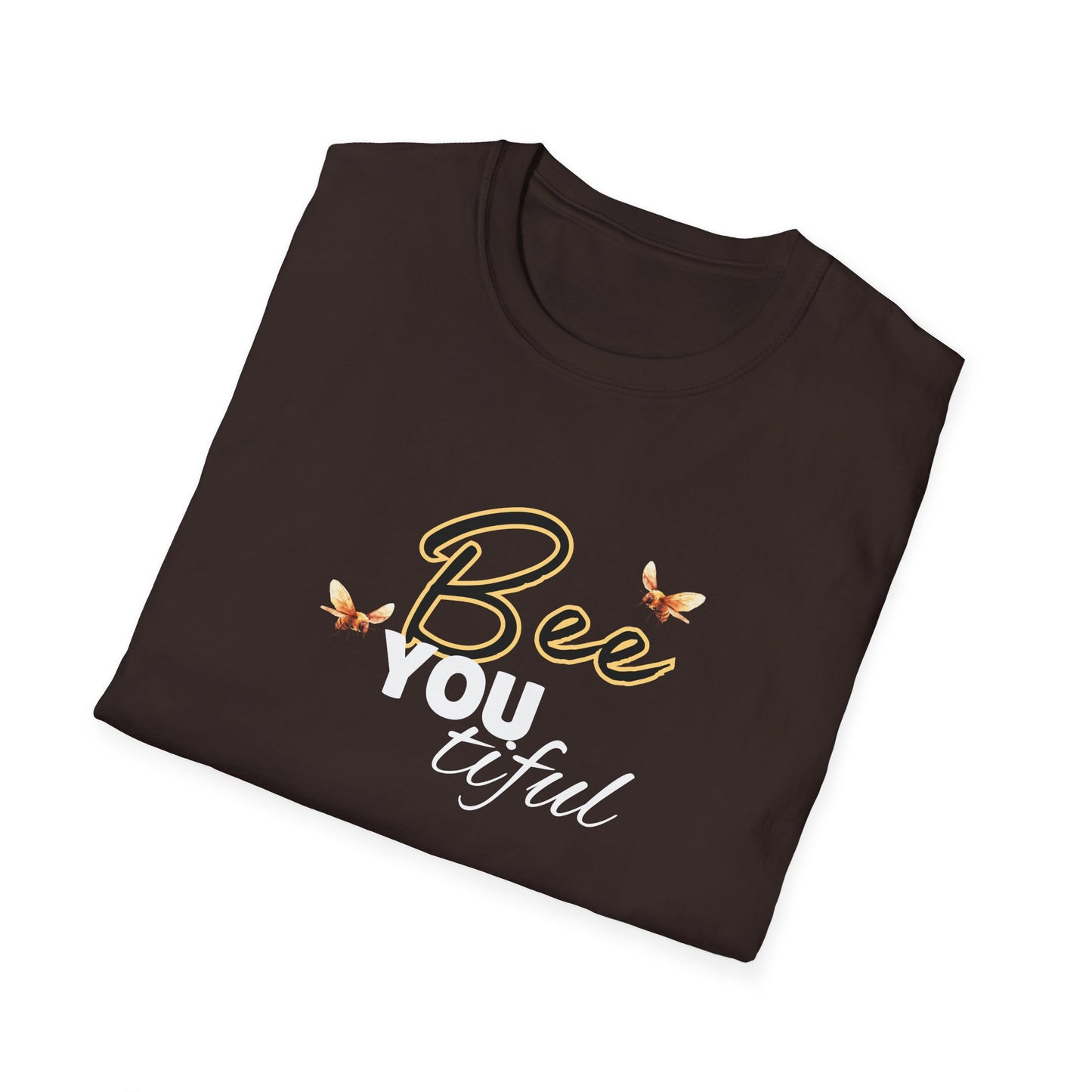 BeeYOUtiful Unisex Softstyle T-Shirt - Nature Inspired Graphic Tee - w