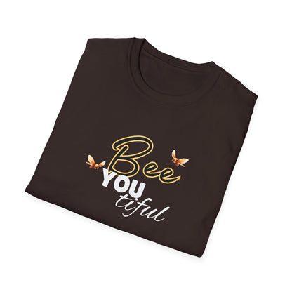 BeeYOUtiful Unisex Softstyle T-Shirt - Nature Inspired Graphic Tee - w