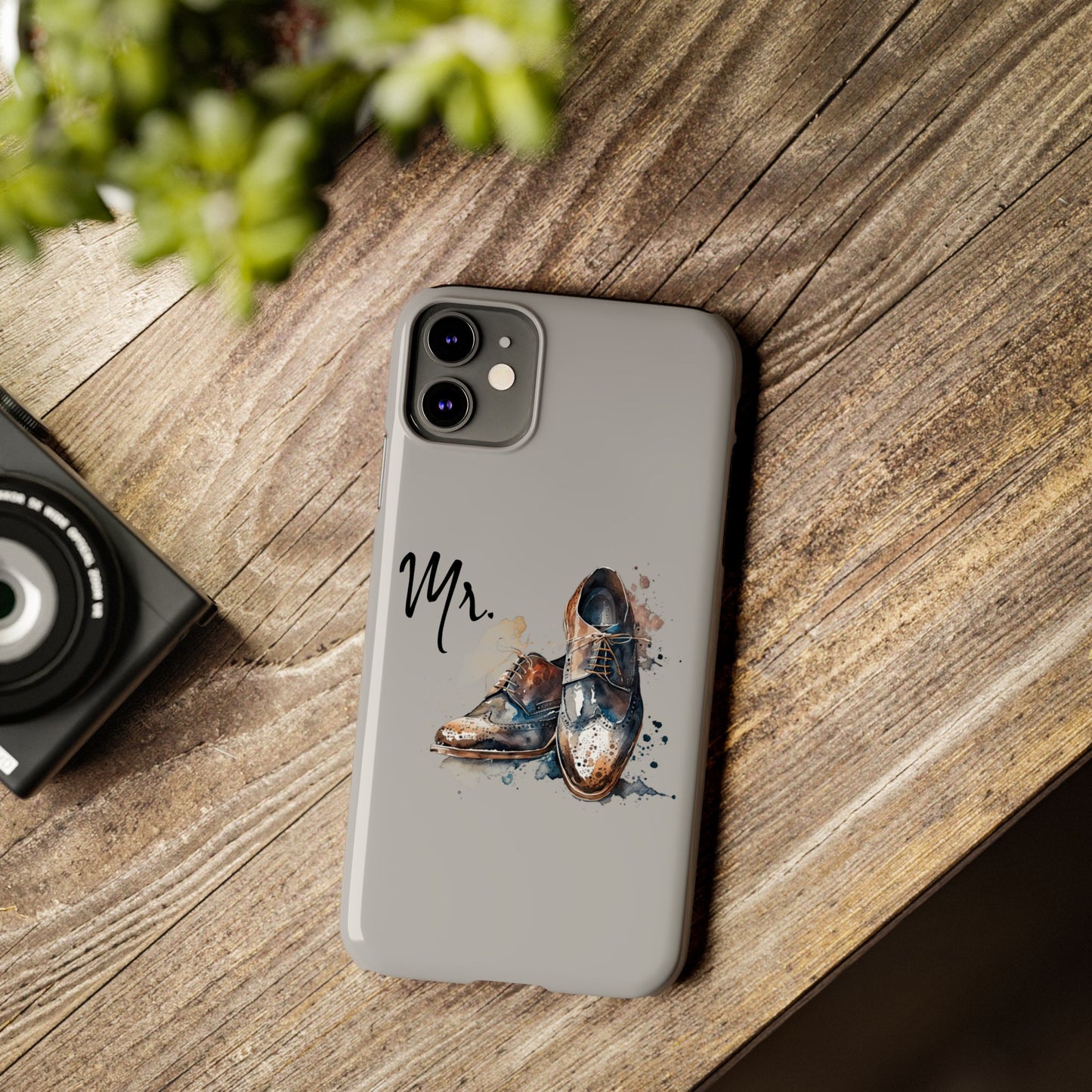 'Mr.' Slim iPhone Cases, vintage design, wedding, anniversary