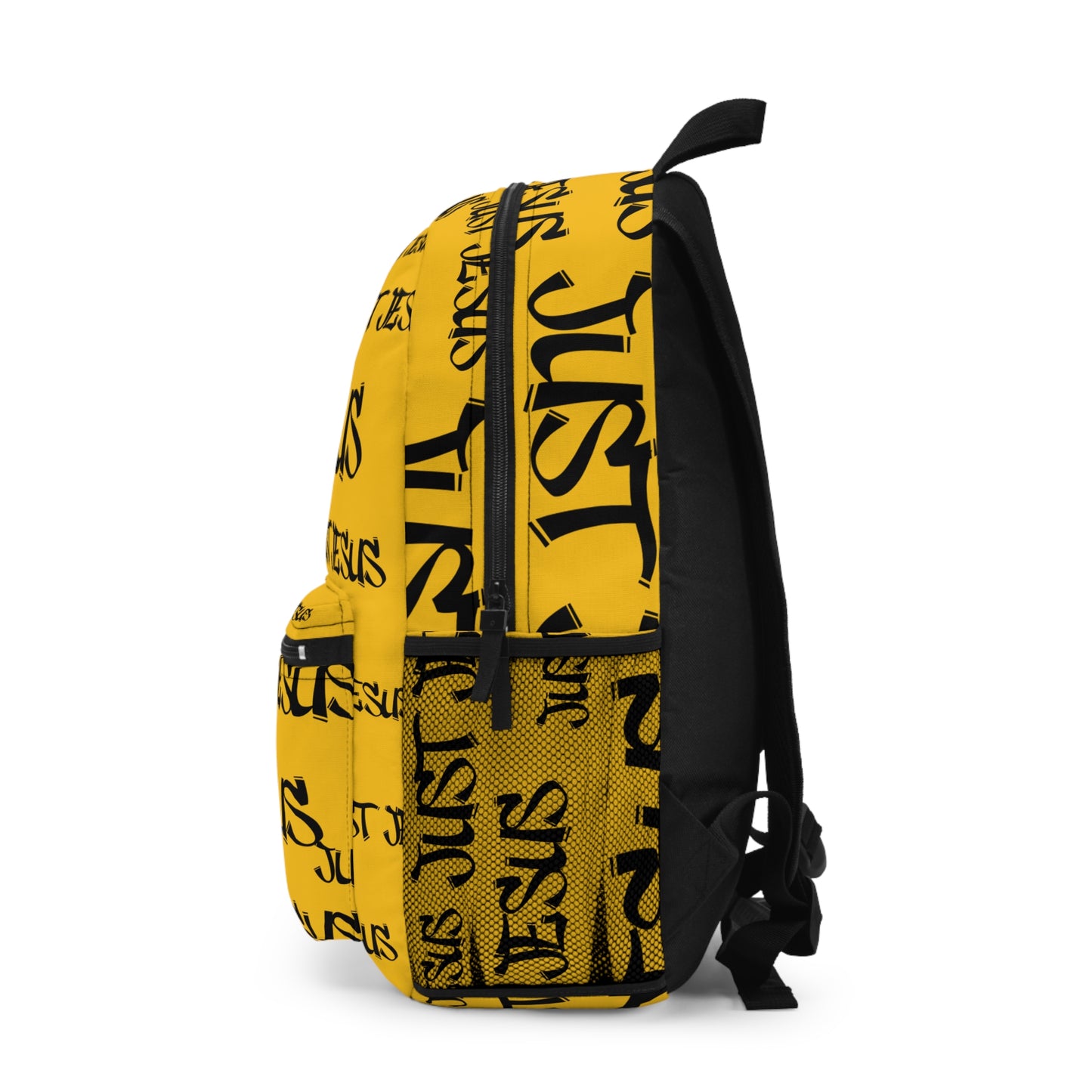 Just Jesus Backpack (yellow), gift, sleepover, camping, day trips, school
