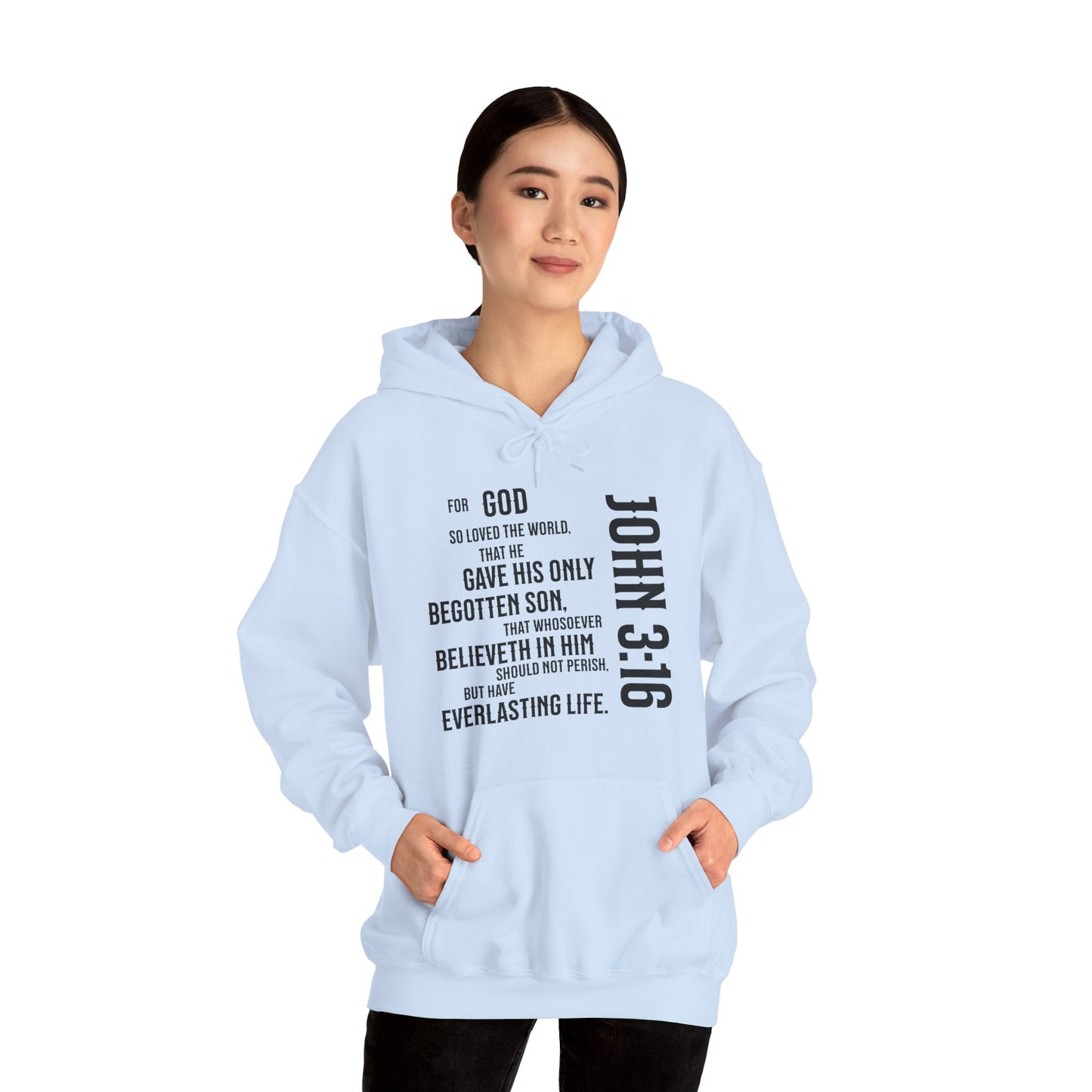 John 3:16 Unisex Heavy Blend™ Hooded Sweatshirt