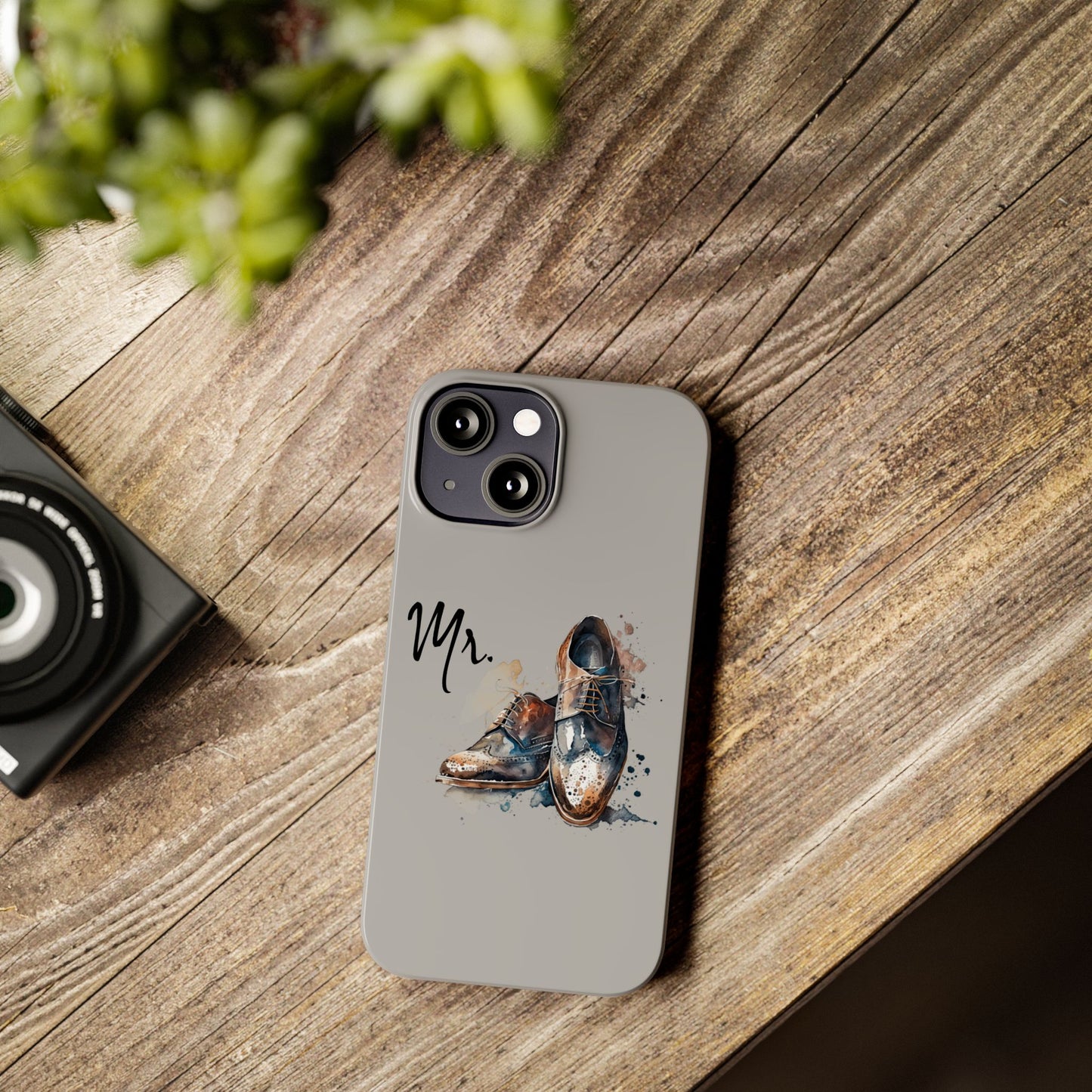 'Mr.' Slim iPhone Cases, vintage design, wedding, anniversary
