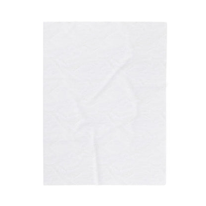 Polar Bear Velveteen Plush Blanket - Green