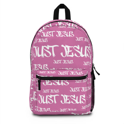 Just Jesus Backpack (light pink), gift, sleepover, camping, day trips, school
