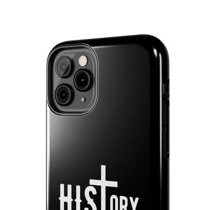 HIStory Lives On, Phone Cases - black & white