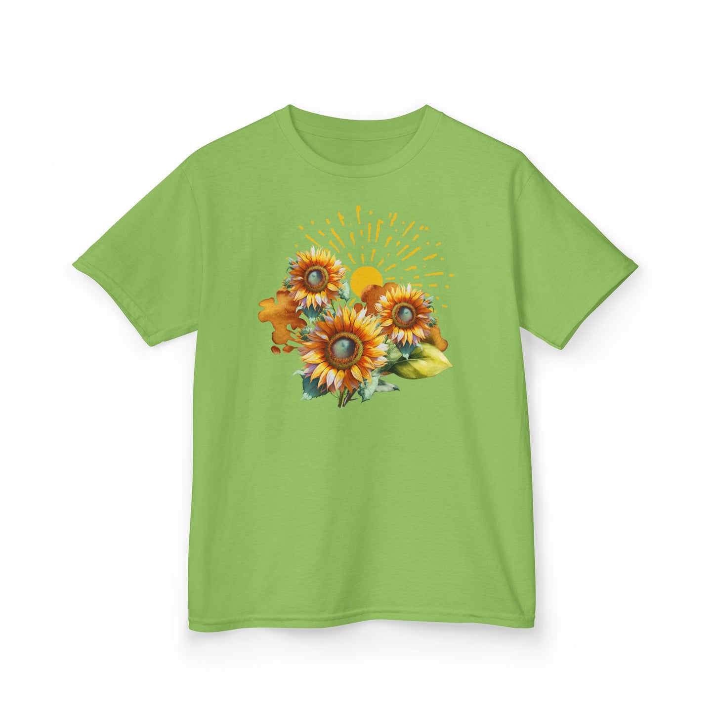 Sunflowers Kids Heavy Cotton™ Tee, spring, summer