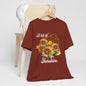 A Bit Of Sunshine Sunflower T-shirt, Bella + Canvas, spring, summer