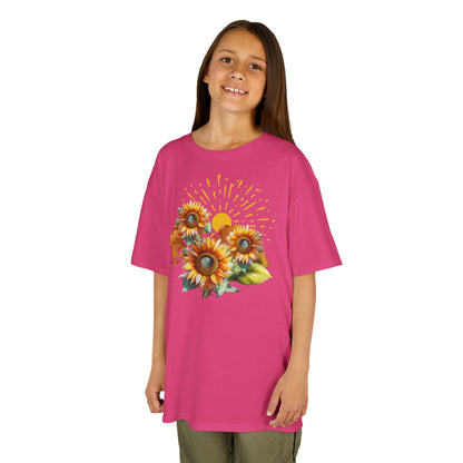 Sunflowers Kids Heavy Cotton™ Tee, spring, summer