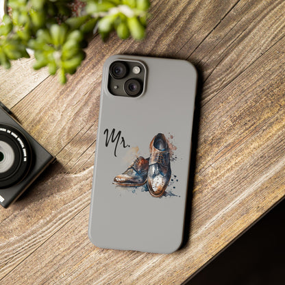 'Mr.' Slim iPhone Cases, vintage design, wedding, anniversary