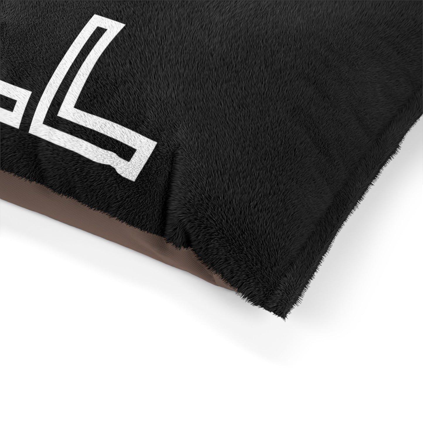 Chill with Polar Bear Pet Bed, Black
