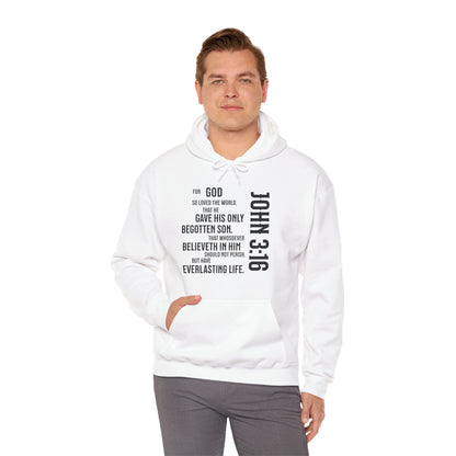 John 3:16 Unisex Heavy Blend™ Hooded Sweatshirt