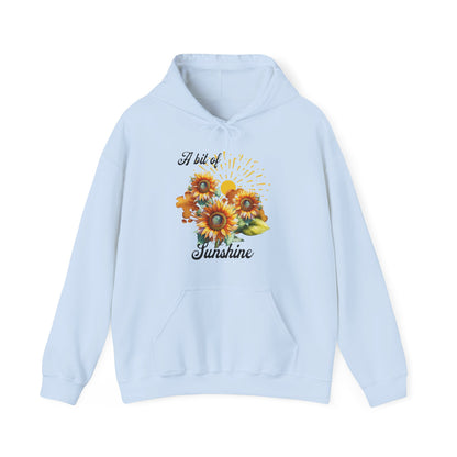 A Bit Of Sunshine hoodie with sunflowers, gift for her