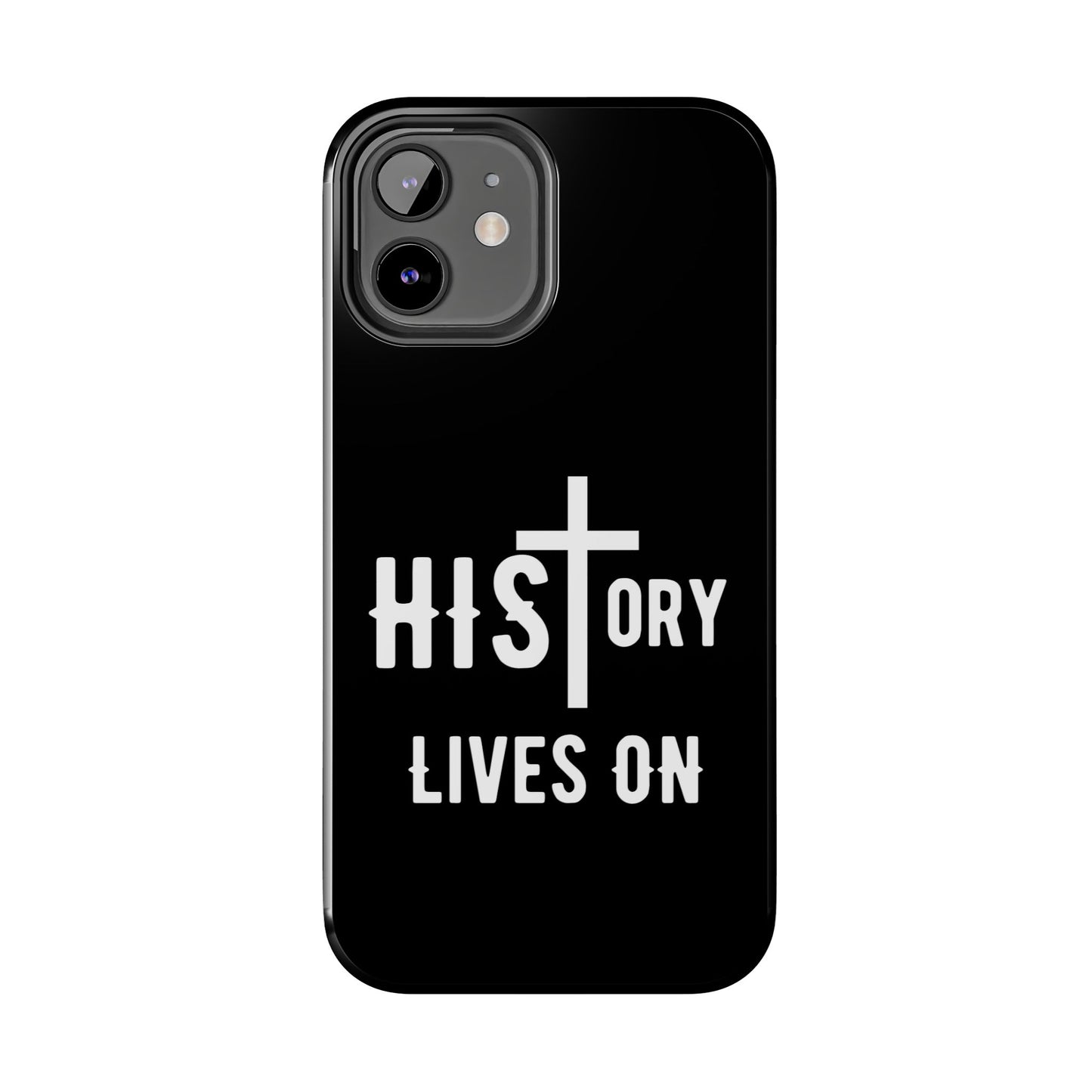 HIStory Lives On, Phone Cases - black & white