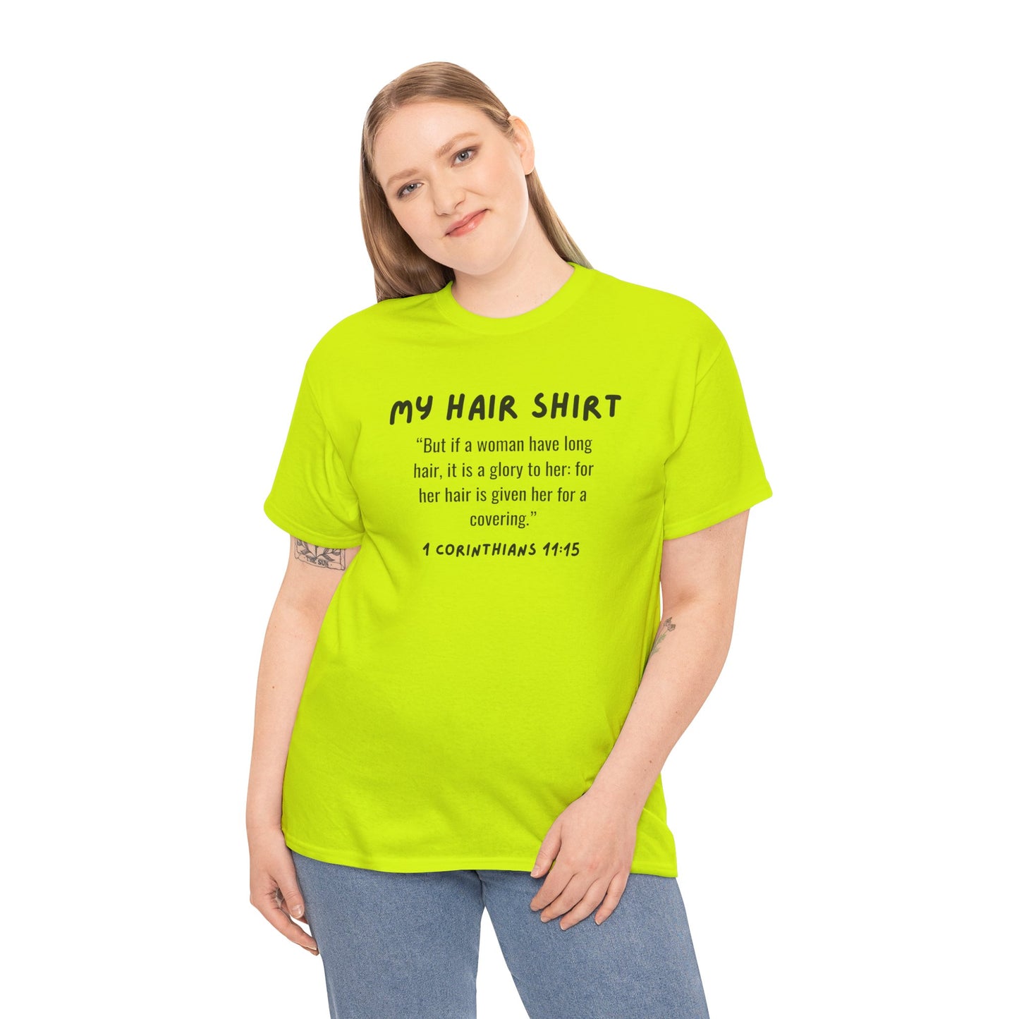 Inspirational Hair Growth Heavy Cotton Tee