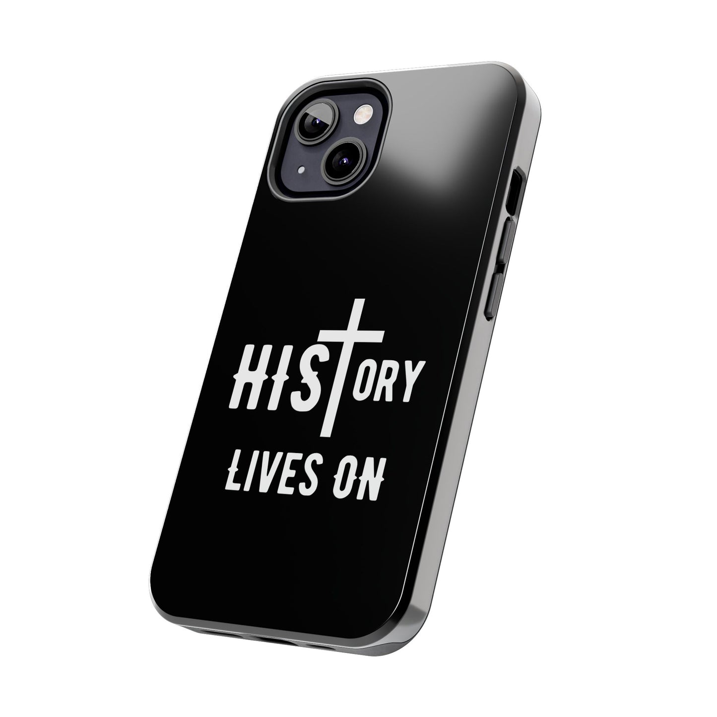 HIStory Lives On, Phone Cases - black & white