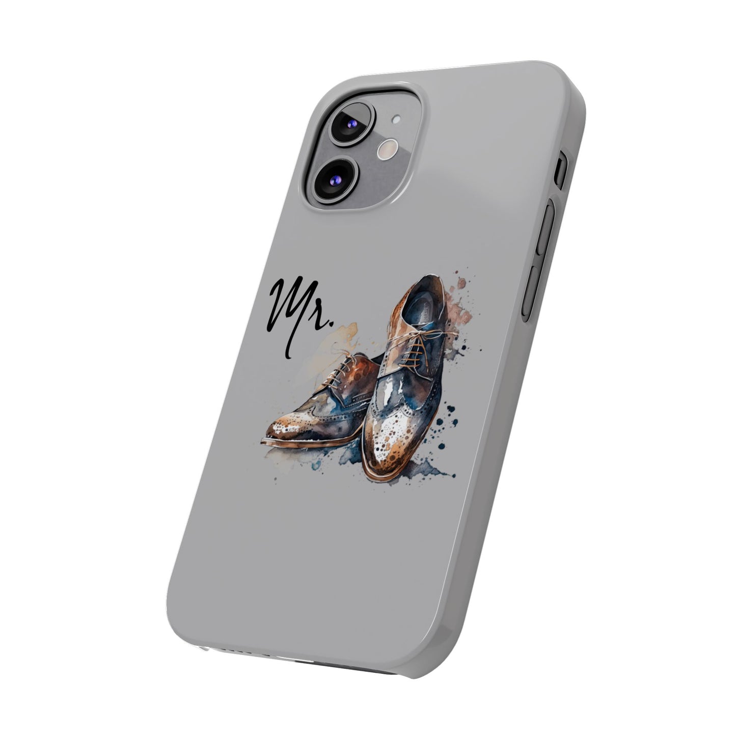 'Mr.' Slim iPhone Cases, vintage design, wedding, anniversary