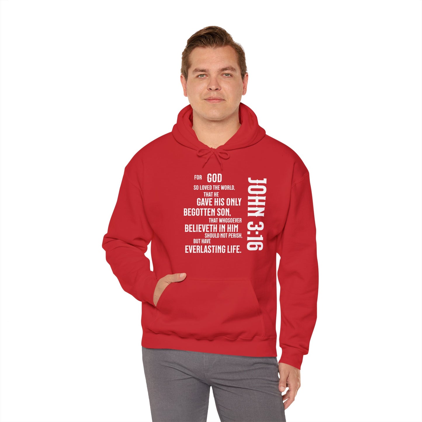 John 3:16 Unisex Heavy Blend™ Hooded Sweatshirt