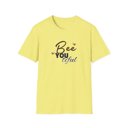 BeeYOUtiful Unisex Softstyle T-Shirt - Nature Inspired Graphic Tee