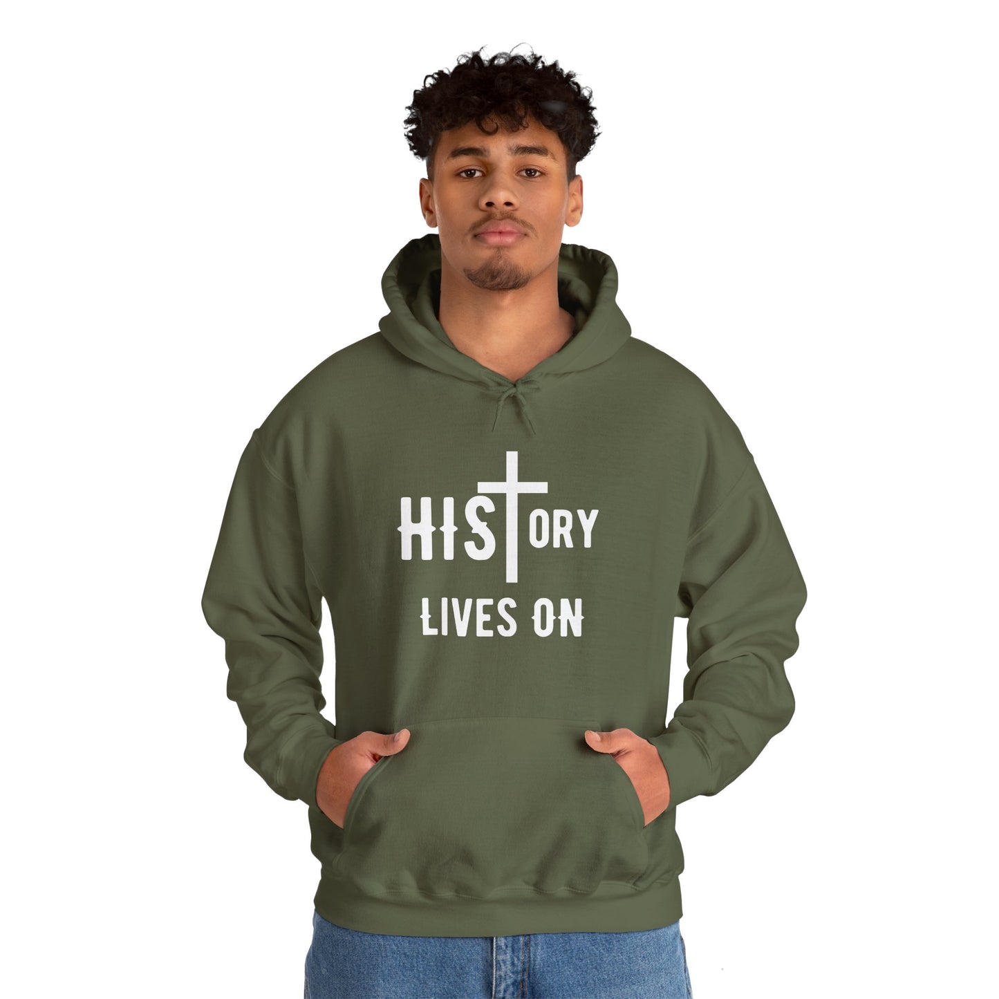 HIStory Lives On, Unisex Heavy Blend™ Hooded Sweatshirt