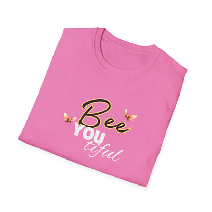 BeeYOUtiful Unisex Softstyle T-Shirt - Nature Inspired Graphic Tee - w