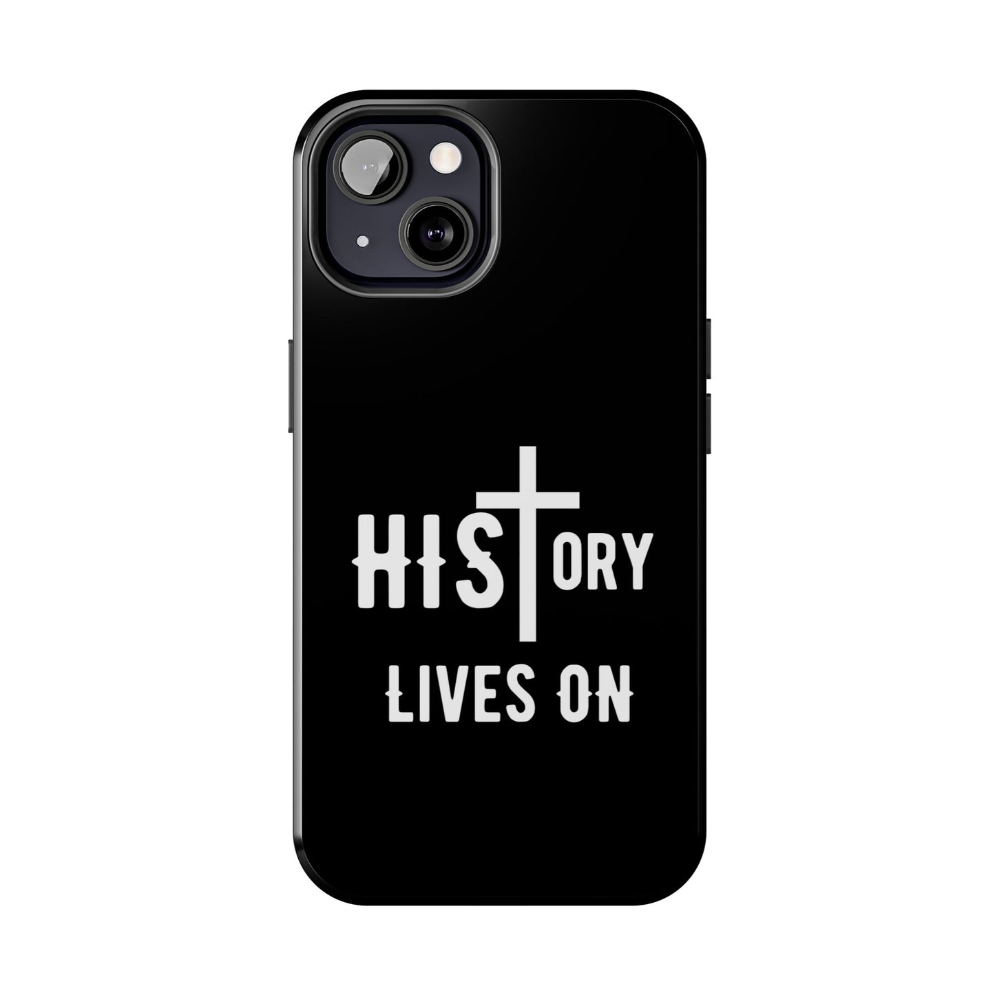 HIStory Lives On, Phone Cases - black & white