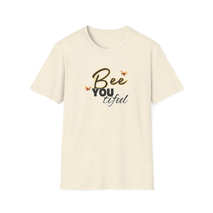 BeeYOUtiful Unisex Softstyle T-Shirt - Nature Inspired Graphic Tee