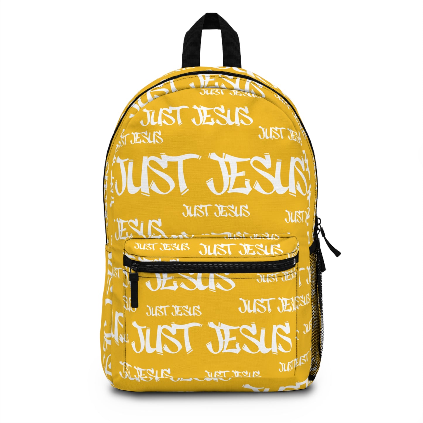 Just Jesus Backpack, (yellow) gift, sleepover, camping, day trips, school