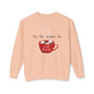 'Tis the Season for Hot Cocoa Unisex Lightweight Crewneck Sweatshirt, Christmas