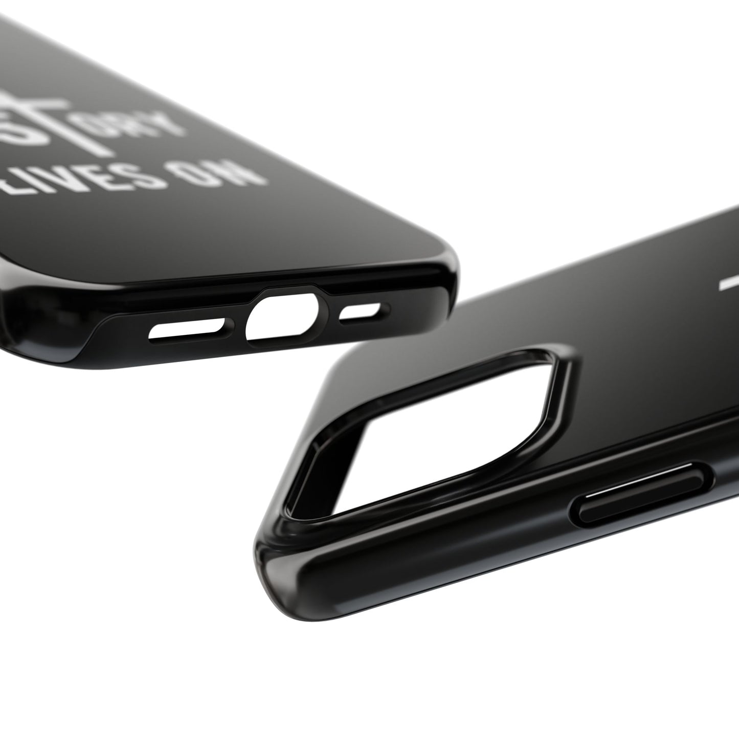 HIStory Lives On, Phone Cases - black & white