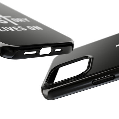 HIStory Lives On, Phone Cases - black & white