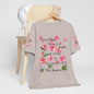 To Everything There Is A Season Pink Flowers, sleeve design, Bella+Canvas, T-shirt, spring