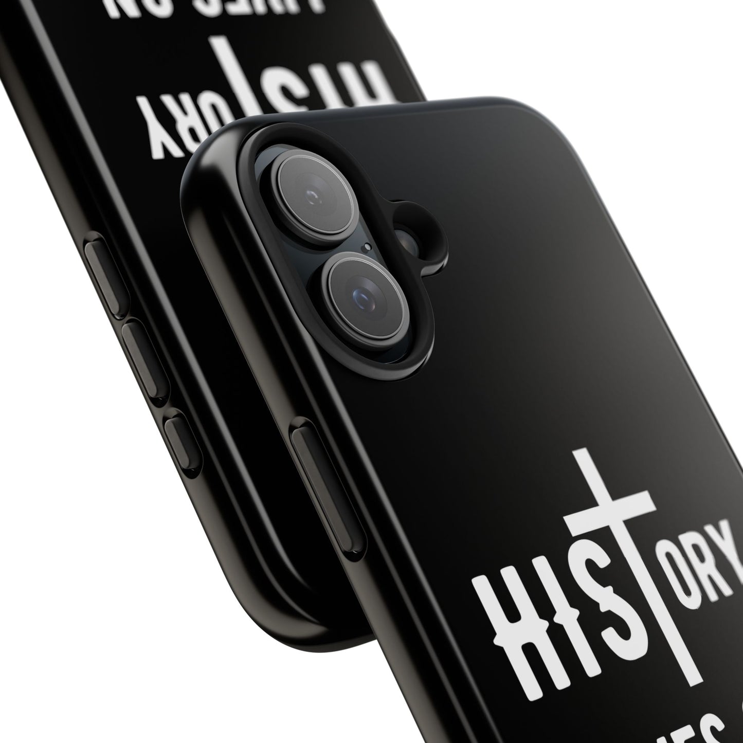 HIStory Lives On, Phone Cases - black & white