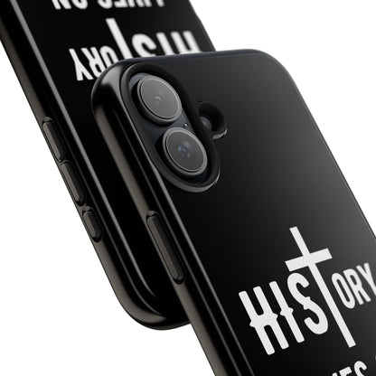 HIStory Lives On, Phone Cases - black & white