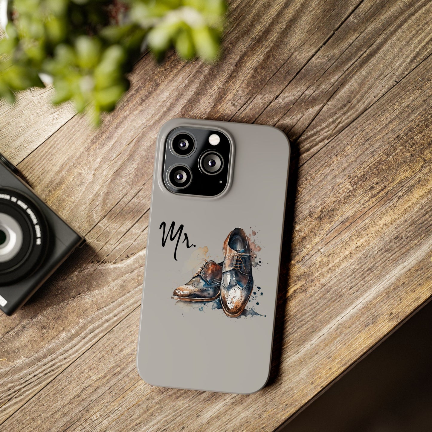 'Mr.' Slim iPhone Cases, vintage design, wedding, anniversary