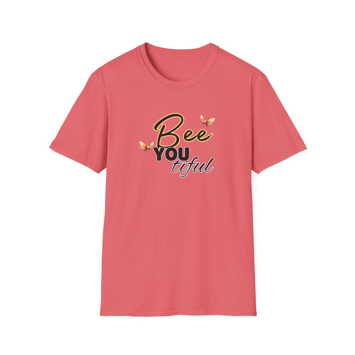 BeeYOUtiful Unisex Softstyle T-Shirt - Nature Inspired Graphic Tee
