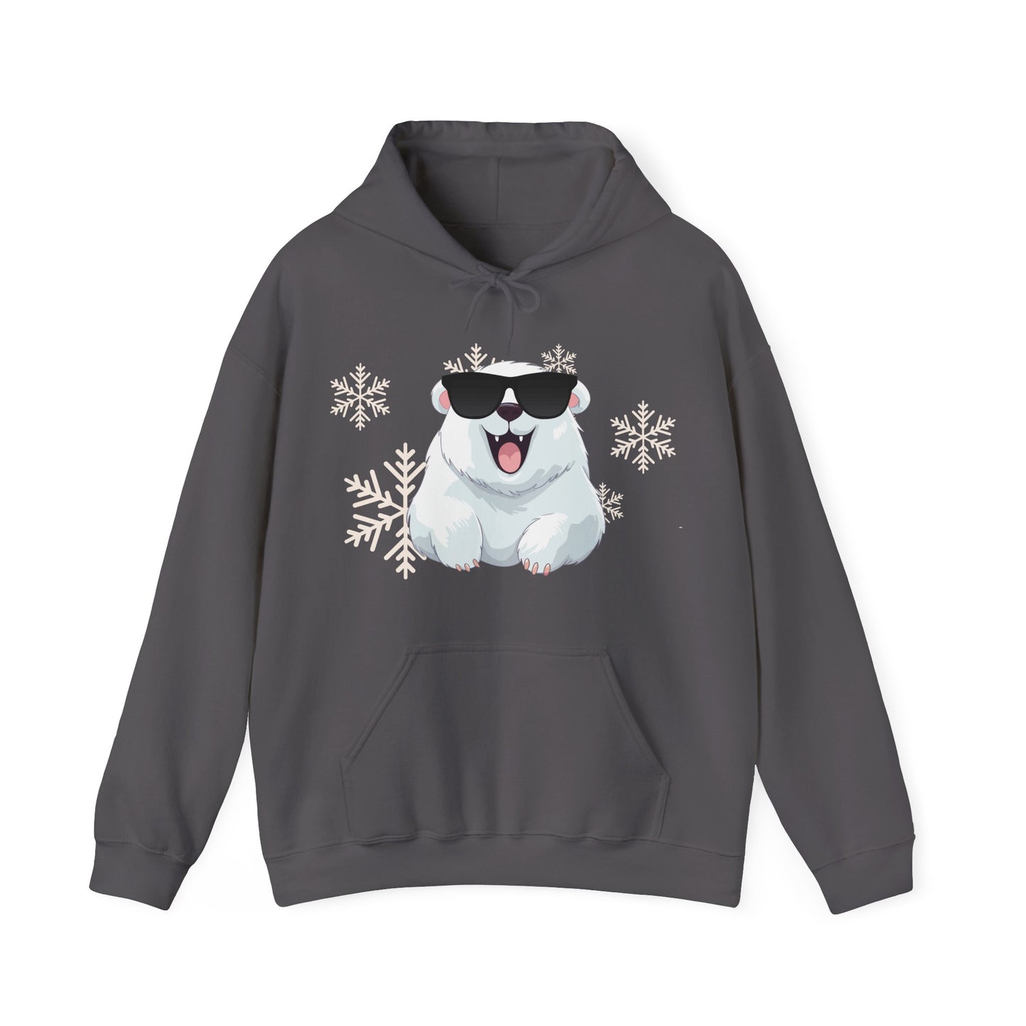 Polar Bear Unisex Heavy Blend™ Hooded Sweatshirt, fun, cool, Christmas