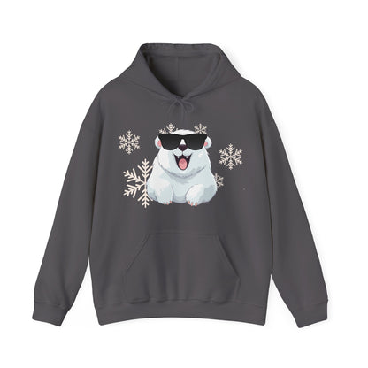 Polar Bear Unisex Heavy Blend™ Hooded Sweatshirt, fun, cool, Christmas