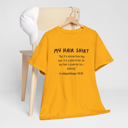 Inspirational Hair Growth Heavy Cotton Tee
